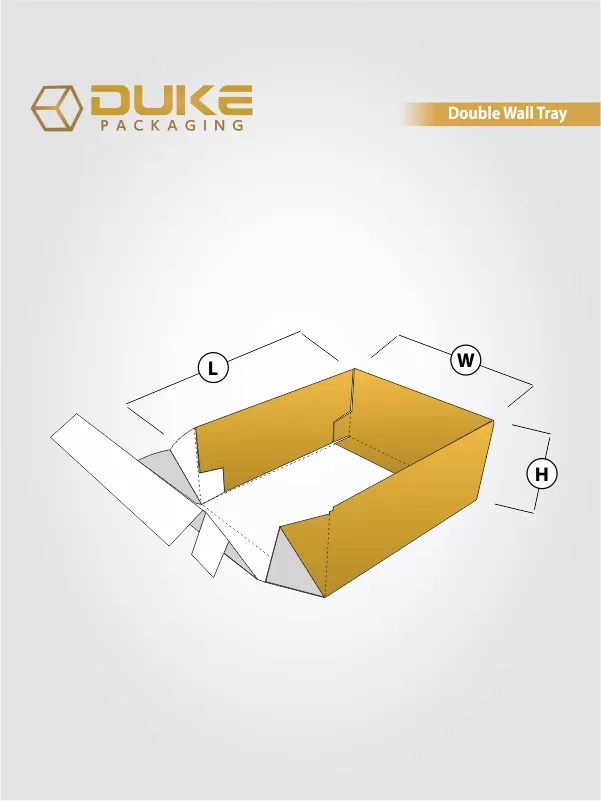 Double Wall Tray Boxes